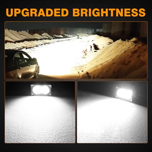 Muto-Beam LED Pods, 2PCS 3Inch LED Driving Light 40W Driving Combo Lighting Cubes Backup Pods Auxiliary Light Off Road Lights Ditch Lights for Truck ATV UTV Motorcycle SUV Jeep Dirt Bike - size: Driving Combo