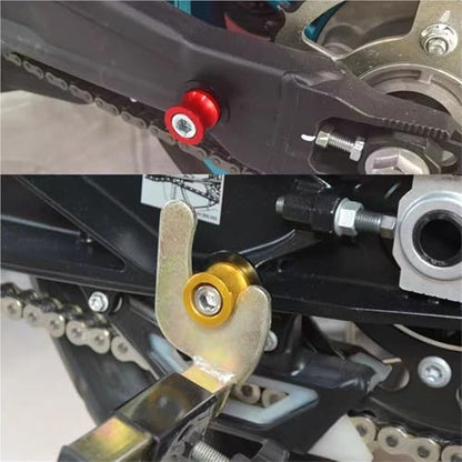 Rear Stand Frame Sliders for Yamaha MT03 MT10 MT-09 2014-2025 Motorcycle Accessories Swingarm Spools Sliders Stand Screws 6MM Swing Arm Bolts(MT10 Black) - color: MT10 Black