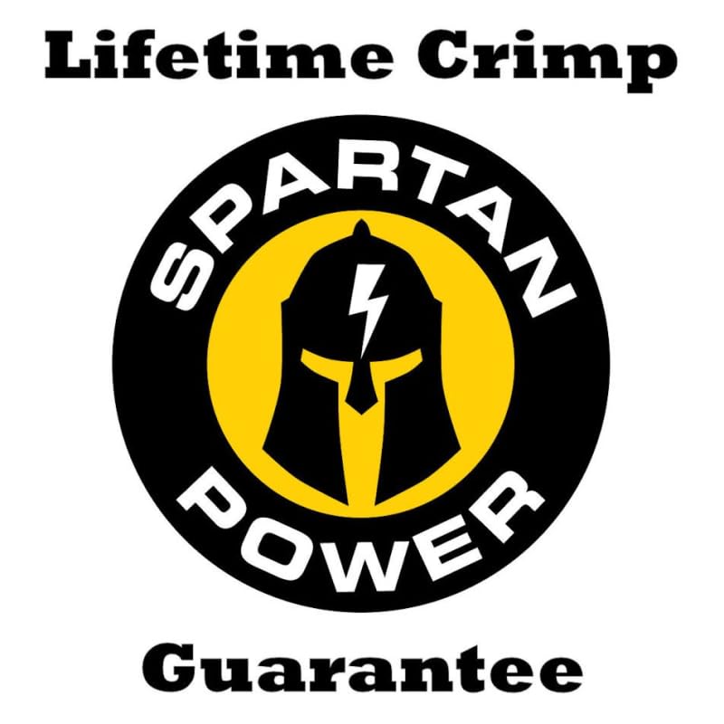 Spartan Power 1/0 AWG 10 Foot Battery Cable Quick Connector SP175A and 3/8" Ring Terminal - color: 10 Foot, size: 1/0 AWG