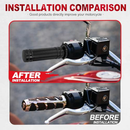 Motorcycle 1" Handlebar Hand Grips Fit for Harley Sportster XL Iron 883 1200 Dyna Softail Touring Road King Street Electra Glide V-Rod VRSC