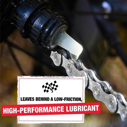 Finish Line 1-Step Bike Chain Cleaner and Lubricant – Cleans, Lubricates & Protects in One Application, Helps Reduce Wear & Friction, Rust Protection for All Bicycle Chains, 4 oz | bike-oils