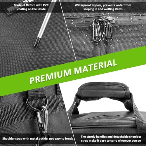 Mofun Motorcycle Saddlebag Liner Bags with Tool Pockets Hard Saddle Bags Insert Compatible With Harley Touring Street Glide Electra Road Glide Road King 1993-2025, 1 Pair Black - style: All Black