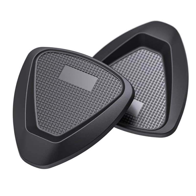 Universal Motorcycle Kickstand Pad Plate- Heavy Duty Anti-Sinking Kickstand Support Plate for Soft Ground, Grass, Hot Pavement - Outdoor Parking Essential Safety Accessory - Black (1)