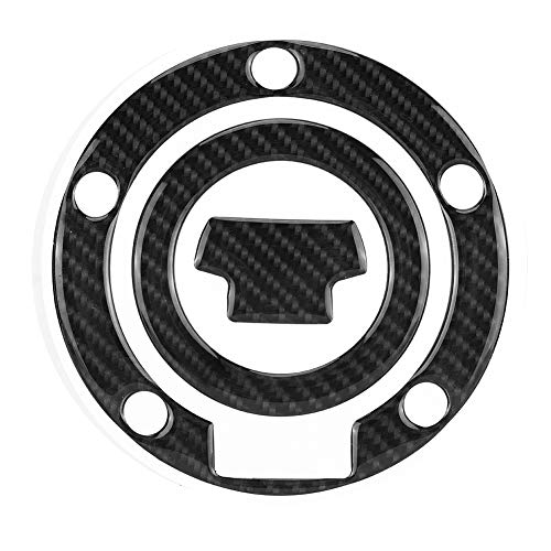 Carbon Fiber Motorcycle Tank Sticker Decals, Black, Weatherproof, for Yamaha YZF-R1 R6 FZ1 FZ6 FZ1000 FJR1300