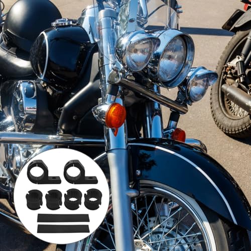 MAGICLULU 2pcs Light Clamp Mounting Bracket for Car and Motorcycle Light Holder for Off-road Vehicles Easy Installation Fixation