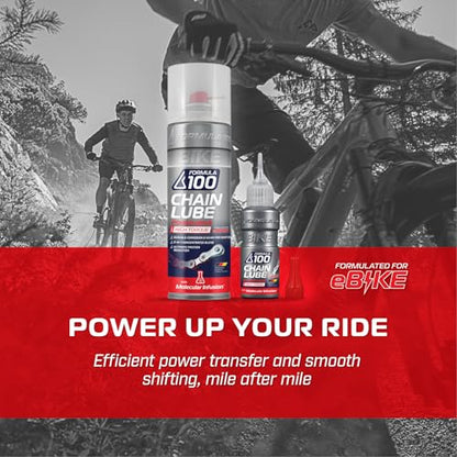 eBike Complete Drivetrain Cleaning & Chain Lube Care Kit | Bike Degreaser & Chain Lube Bundle for eMotos, EMountain Bikes, eGravel Bikes & eBikes