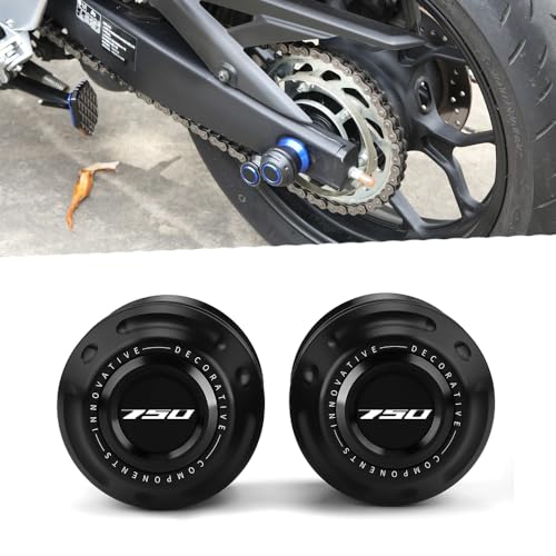 Motorcycle 2025 CB750 Rear Fork Sliders Fit For CB750-2023 2024 2025 All Year Wheel Axle Frame Sliders 2023 CB750 Wheel Protect 2024 CB750 Accessoris 2025 CB750 Accessoris 2024 Black - color: black, size: Rear-CB750