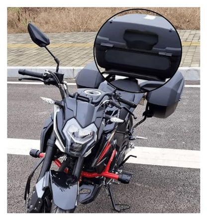 Motorcycle Trunk Backrest Rear Pad Parts Black Passenger Backrest Back Pad Rear Top Luggage Case Box Cushion Pads