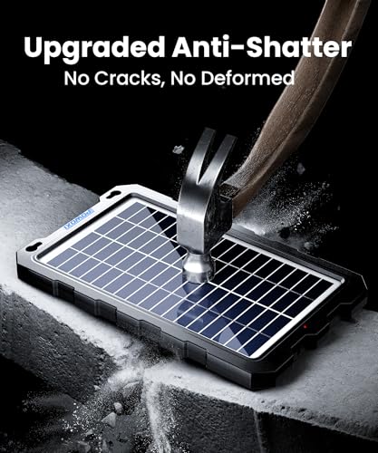 POWOXI Upgraded 7.5W-Solar-Battery-Trickle-Charger-Maintainer-12V Portable Waterproof Solar Panel Trickle Charging Kit for Car, Automotive, Motorcycle, Boat, Marine, RV,Trailer, Snowmobile, etc. - color: Solar Powered Battery Chargers 7.5w-B
