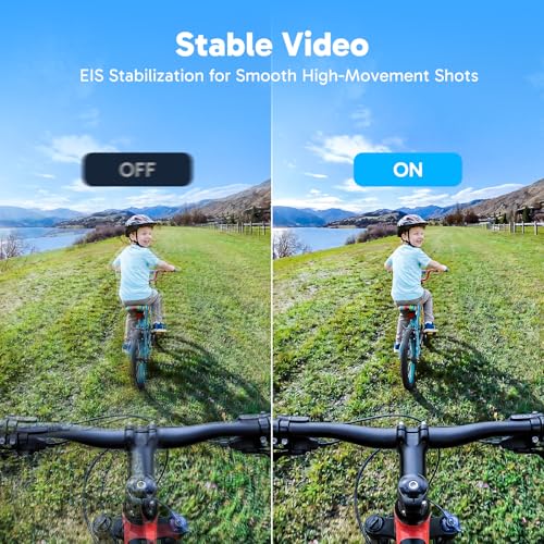 AKASO Brave 4 Action Camera 4K 30fps Ultra Hd Video 20MP Photo, EIS, WiFi, 2X Batteries, Waterproof Underwater Camera, Camcorder Bundle for Snorkel, Travel, Motorcycle, Bicycle, Helmet Accessories Kit