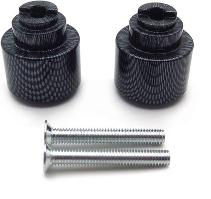 Bar Ends Carbon Compatible with 2001-2013 Hond GoldWing GL1800/ 1998-2013 Hond VFR800 NOLOGO - color: Carbon Fiber, size: Classic