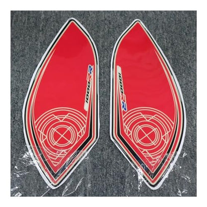 Motorcycle Tank Pads for BMW S1000RR S1000 RR 2009 2010 2011 2012 2013-2018 Protector Anti Slip Tank Pad Sticker Gas Knee Grip Traction Side Decal - color: R