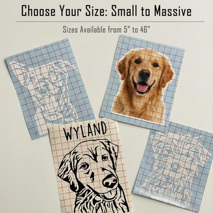 Custom Stickers from Your Pet Photo - Personalized Line Art Silhouette Decal for Dog & Cat - Waterproof & UV Resistant Vinyl Decals for Cars, Motorcycles, Trucks & Laptops - Pet Memorial Gift
