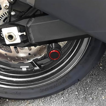 Motorcycle M8 Swingarm Spools Slider Compatible With BMW S1000RR 2009-2020 2021 2022 2023 2024 2025 | Swing Arm Stand Screws Bobbins S 1000RR 1000 RR S1KRR Accessories (black-1) - color: black-1