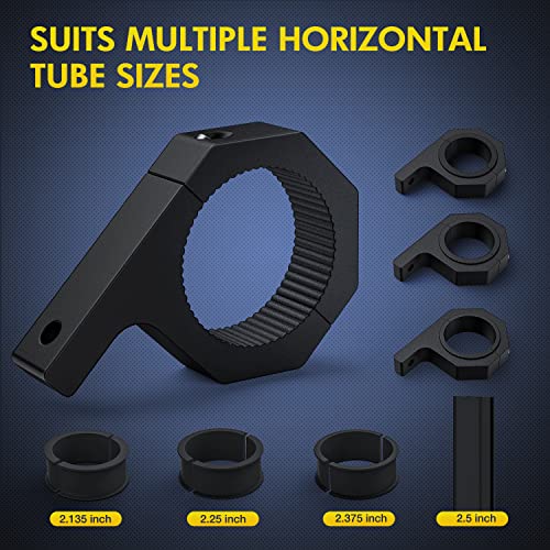 Nilight 4PCS Roll Bar Clamps Mounting Brackets LED Light Mount Clamp Tube Lights Mounts Fit on 2.135" 2.25" 2.375" 2.5" Bull Bars Roof Racks Rolls Cages for ATV UTV Truck - size: For 2.135"/2.25"/2.375"/2.5”Bar