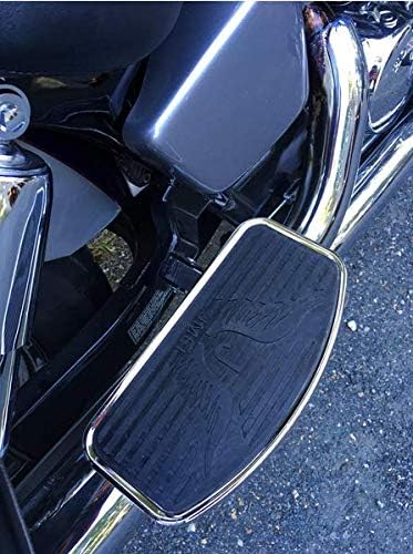 Motorcycle Floorboard Front/Rear passenger foot pegs for Honda Magna VF250/VT250/VF750 1994-2013 Yamaha V-STAR DragStar XVS 650 / Virago XV125/250/400 Pair (Reat) - size: Rear