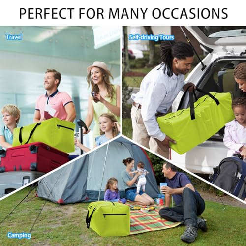 iFARADAY Foldable Duffel Bag 30" / 75L Lightweight with Water Rresistant for Travel-Light Green - color: Light Green-75L