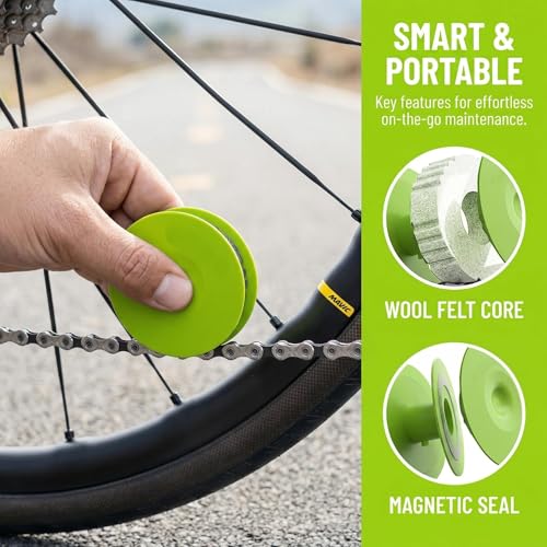 Portable Bicycle Chain Brush and Oiling Tool, Bicycle Accessories, Stylish Design, Sturdy Construction, Motorcycle Chain Lubricant, Bicycle Chain Cleaner
