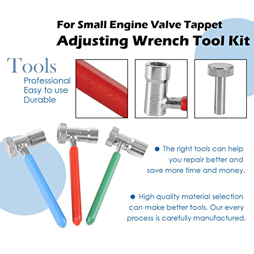 Motorcycle Valve Tappet Adjusting Wrench Tool Kit For Most Motorcycles ATVs and ATCs, Small Engine Valve Tappet Tools (6)