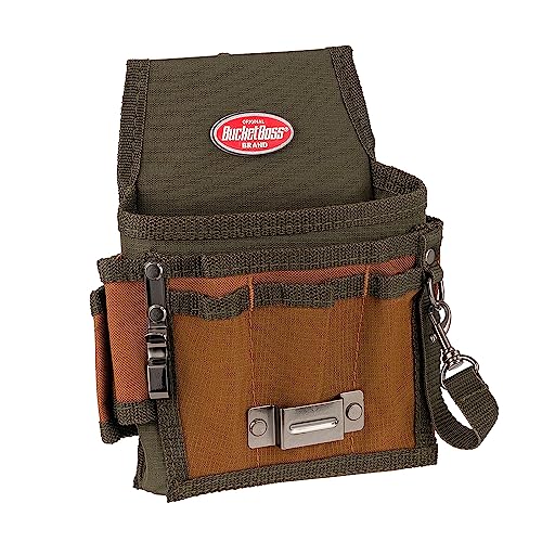 Bucket Boss - Tool Pouch with FlapFit, Pouches - Original Series (54140) , Brown