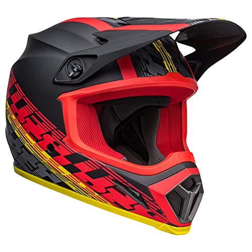 Bell Powersports MX-9 MIPS Motorcycle Helmets - color: Offset Matte Black/Red, size: X-Large