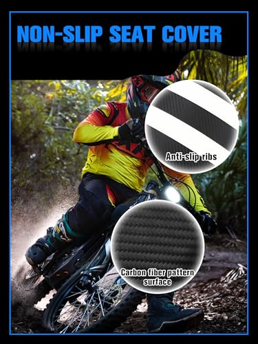 Dirt Bike Seat Cover for Talaria Sting MX3/R MX4 MX5/PRO Electric Bike White,High Elastic Leather - color: white