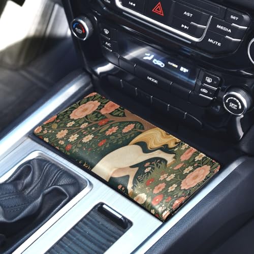 GuoChe Pu Leather Registration and Insurance Card Holder Men Women Document Wallet for any Car, Truck, Motorcycle, Trailer or Boat Fantasy Creature Medieval Art - color: 31