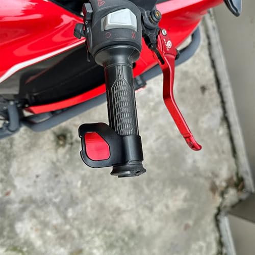 MOWOK Motorcycle Throttle Mounted Cruise Assist Throttle Holder Handlebar Grip Wrist Throttle Assist Rest Control (Black) - color: Black