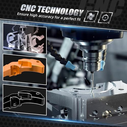 NICECNC Clutch Slave Cylinder Cover Protector Guard Compatible with KTM 250 300 XC SX 2023-2024 250 300 EXC XCW 2024,Compatible with Husqvarna 300 TX 2023-2024 250 300 TE 2024,Orange Easy to Install - color: orange