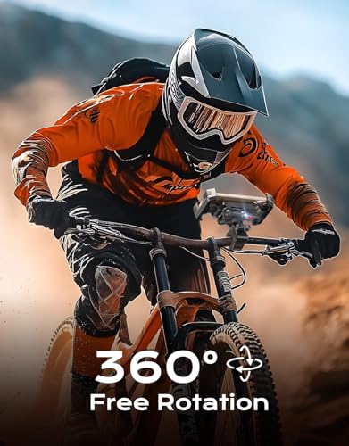 Viccux 2026 Upgrade Motorcycle Phone Mount [Anti-Shake & Vibration Dampener], Super Stable Bike Phone Holder for iPhone 17/16/15/14 & 4.7-6.8" Phones, Phone Holder for Bike/Bicycle/Motorbike/Scooter