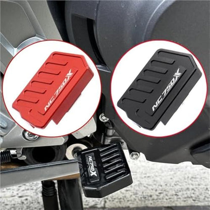 Motorcycle Rear Foot Brake Lever Pedal Enlarge Extension Peg Pad Extender for H&ONDA NC750S NC750X NC 750 S/X 2014-2023(Black) - color: Black