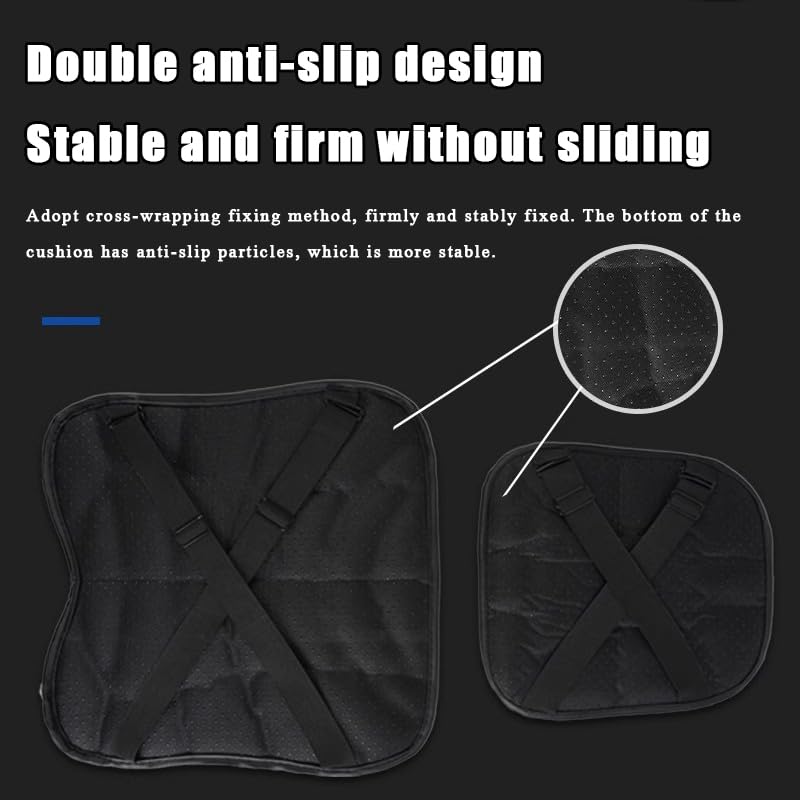 Motorcycle Seat Cushion for Kawasaki KLR 650 1987-2024, Anti-Vibration & Breathable Pressure Relief Seat Pad Comfortable Motorbike Seat Cushion Long Ride Relief