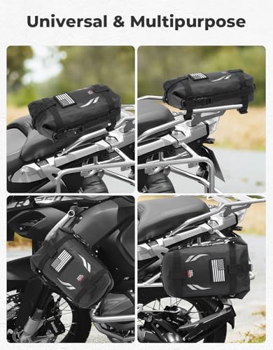KEMIMOTO Motorcycle Front Fender Bag AND Stem Lock for Dirt Bike