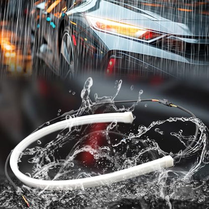 Led Flexible Soft Daytime Running Lights, 12V White/Yellow (45cm/ 22“)