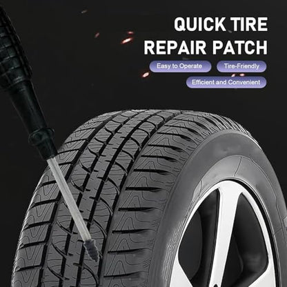 101 PCS Tire Repair Rubber Nail, Vacuum Tire Repair Spiral Rubber Studs Kit, 3 Size Tire Screw Plugs Quick Repairs Tool with Screwdriver, Self-Service Tires Puncture Repairs for Most Cars - size: 100 PCS + Screwdriver