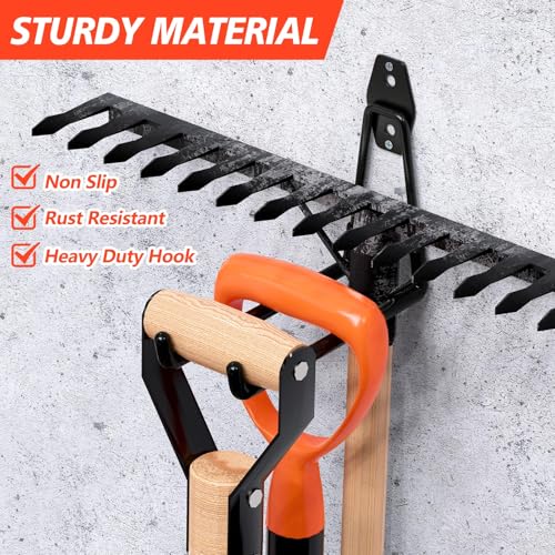 MKRUI 30-Pack Garage Hooks for Storage & Hanging Items, Save Space
