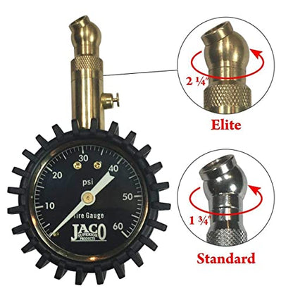 JACO Elite Tire Pressure Gauge - 60 PSI