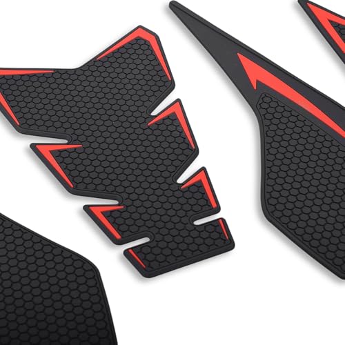 Motorcycle Tank Traction Pad Side Gas Knee Grip Protective Sticker Protector for Honda CBR500R CB500F 2019-2023 pad (red) - color: （19-23red）