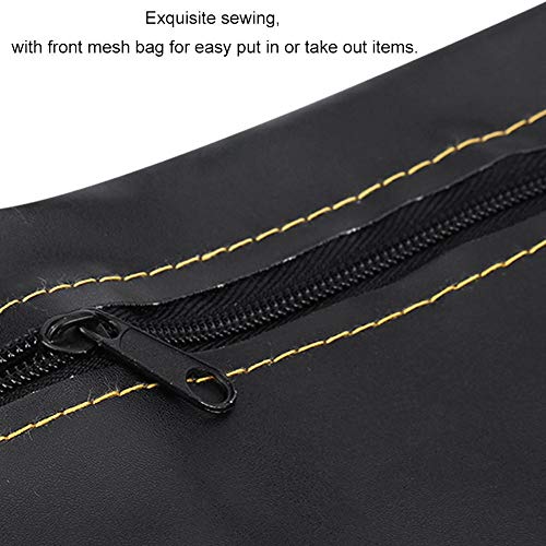 KIMISS Motorcycle Under Seat Bag, PU Leather Motorcycle Scooter Under Seat Storage Pouch Bag Organizer