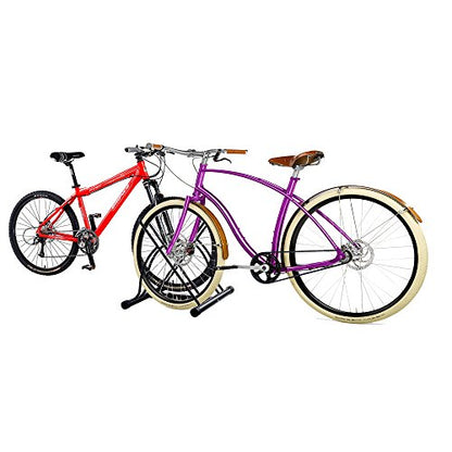 Bike Rack – Dual Bicycle Stand for Mountain, Road, or Kid’s Bikes – Indoor or Outdoor Steel Bicycle Storage – Tire Rack for Truck by RAD Cycle - style: Two Bikes
