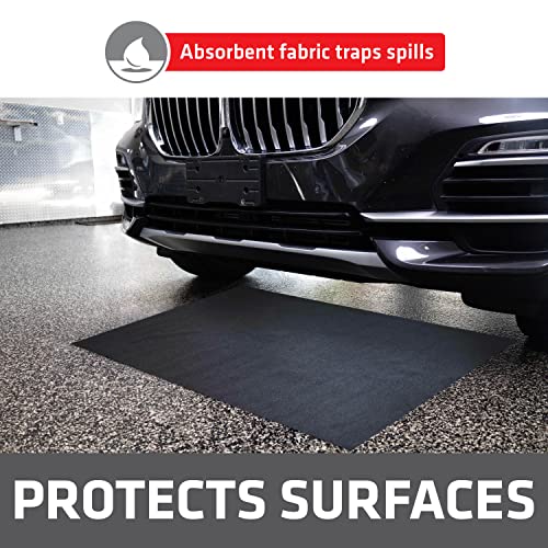 Drymate XL Oil Spill Mat (36" x 59"), Premium Absorbent Oil Pad, Reusable, Washable, Durable, Waterproof Backing Contains Liquids, Protects Garage Floor Surface (USA Made) - size: 36" x 59" (1-Pack)