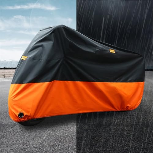 UV Protective Cover Coat Waterproof Dustproof Bike Scooter Rain Motors Dust Protector for All Season(Large) - color: Large