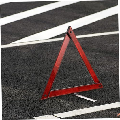 TOYANDONA 3pcs Reflective Warning Triangle Roadside Emergency Triangles for Vehicle Safety Compact Portable Reflectors for Roadside Assistance