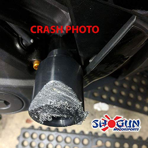 Shogun USA Made Hon CBR600RR CBR600 CBR 600 RR 2007 2008 Black Frame Sliders This Is a Race Kit Cutting Required - 750-3329