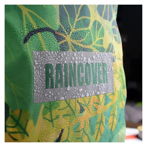 Backpack Rain Cover Covers Waterproof Backpacks 20L-50L Lightweight Bag Rain Cover Reflective Design for Camping Cycling Night Safety - color: Green03-M(26L-40L)