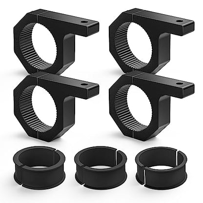 Nilight 4PCS Roll Bar Clamps Mounting Brackets LED Light Mount Clamp Tube Lights Mounts Fit on 2.135" 2.25" 2.375" 2.5" Bull Bars Roof Racks Rolls Cages for ATV UTV Truck - size: For 2.135"/2.25"/2.375"/2.5”Bar