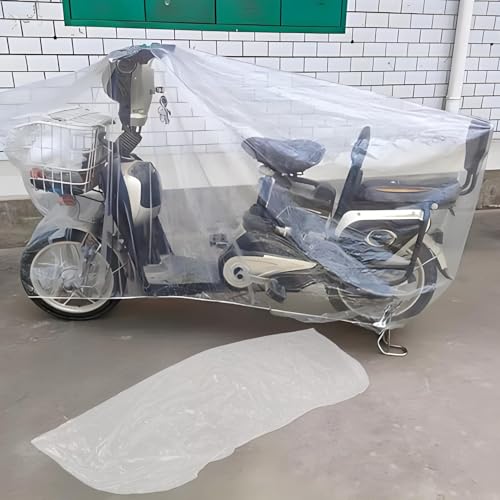 Heavy Duty Motorcycle Cover XL, Waterproof Electric Scooter Rain Shield, Universal Outdoor Sun Protection Dustproof Vehicle Cover for Motorbike and Mobility Scooter
