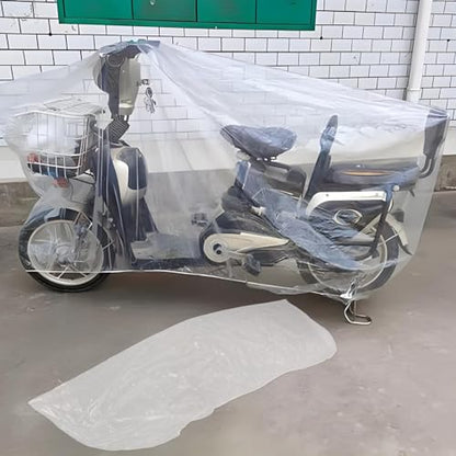 Heavy Duty Motorcycle Cover XL, Waterproof Electric Scooter Rain Shield, Universal Outdoor Sun Protection Dustproof Vehicle Cover for Motorbike and Mobility Scooter