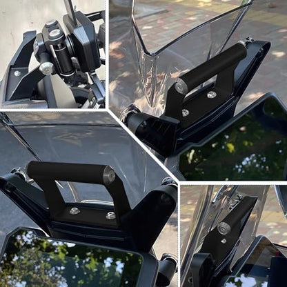 for 790 890 Adventure 2024-2025 790 890 Adventure R 2024 2025 Motorcycle GPS Phone Holder Auxiliary Nav Screen Mount Navigation Tower GPS Bars(12mm) - size: 12mm