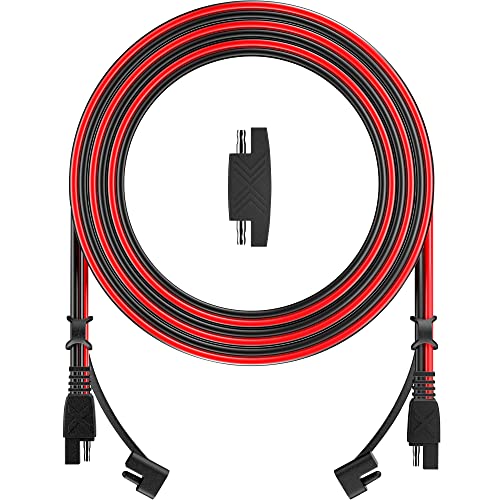 OYMSAE SAE Extension Cable, 6Feet 16AWG SAE to SAE Quick Disconnect Wire, Solar Panel SAE Extension Connector Cable for Trolling Motor Automotive RV Battery Motorcycle Cars Tractor 16 Gauge 6Ft - size: 6 ft